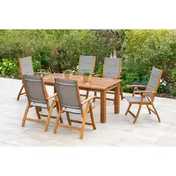 Netto Marken-Discount Merxx Acapulco Set 7tlg. Doppelausziehtisch Angebot