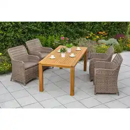 Netto Marken-Discount Merxx Riviera Set 9tlg. Tisch 185x90 cm Angebot