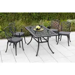 Netto Marken-Discount Merxx Rhodos Set 9tlg. Tisch 140x80 cm Angebot