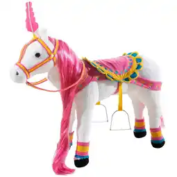 Netto Marken-Discount Heunec KARUSSELLPFERD weiß mit Sound 75 cm Angebot
