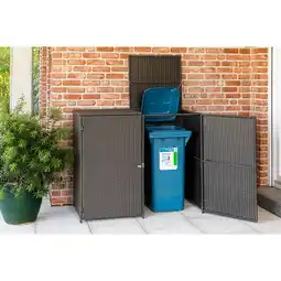 Netto Marken-Discount Merxx Mülltonnenabdeckung 2er 132 x 65 cm Angebot