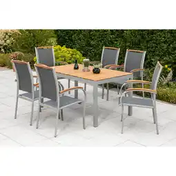 Netto Marken-Discount Merxx Siena Set 7tlg. Tisch 150x90 cm Angebot