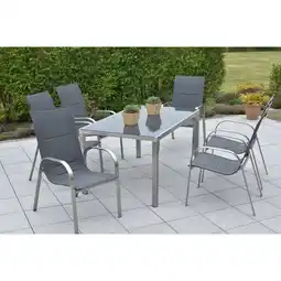 Netto Marken-Discount Merxx Lucca Set 7tlg. Tisch 150x90 cm Angebot