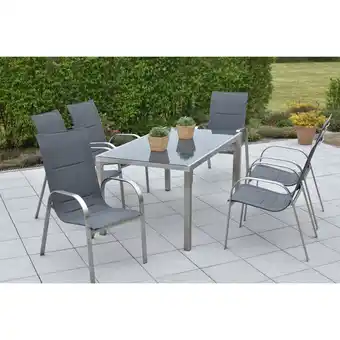Netto Marken-Discount Merxx Lucca Set 7tlg. Tisch 150x90 cm Angebot