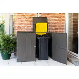 Netto Marken-Discount Merxx Mülltonnenabdeckung 2er 153 x 76 cm Angebot