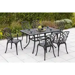 Netto Marken-Discount Merxx Rhodos Set 7tlg. Tisch 140x80 cm Angebot
