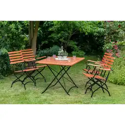 Netto Marken-Discount Merxx Schlossgarten Set 5tlg. Tisch Klapptisch Angebot