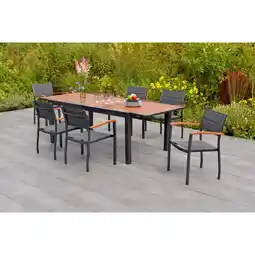 Netto Marken-Discount Merxx Paxos Set 7tlg. Ausziehtisch Angebot