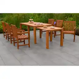 Netto Marken-Discount Merxx Santos Set 7tlg. Flex Ausziehtisch Angebot