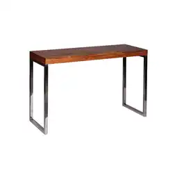 Netto Marken-Discount Wohnling Exklusiver Massivholz Konsolentisch 120 x 45 x 76 cm Tisch Sheesham Massiv Angebot