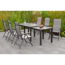 Netto Marken-Discount Merxx Trivero Set 7tlg. Flex-Ausziehtisch Angebot