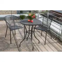 Netto Marken-Discount Merxx Delos Set 3tlg. Tisch rund ø 60 cm Angebot