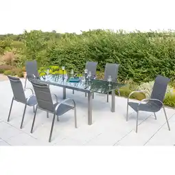 Netto Marken-Discount Merxx Lucca Set 7tlg. Ausziehtisch Angebot