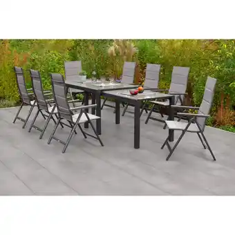 Netto Marken-Discount Merxx Trivero Set 9tlg. Flex-Ausziehtisch Angebot