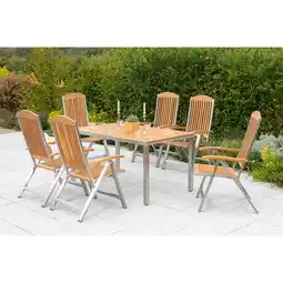 Netto Marken-Discount Merxx Keros Set 7tlg. Tisch 150x90 cm Angebot
