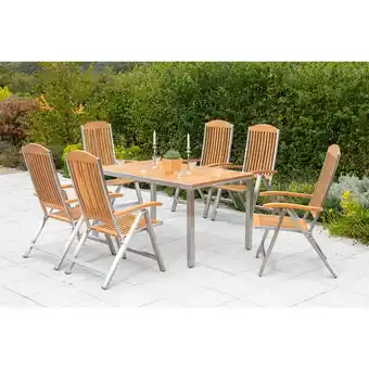 Netto Marken-Discount Merxx Keros Set 7tlg. Tisch 150x90 cm Angebot