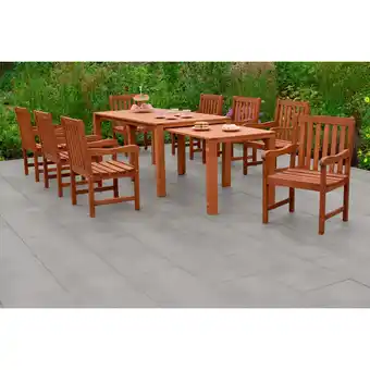 Netto Marken-Discount Merxx Santos Set 9tlg. Flex Ausziehtisch Angebot