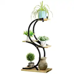 Netto Marken-Discount Outsunny Blumenständer Tannenholz, Eisen Angebot