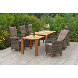 Netto Marken-Discount Merxx Toskana Set 7tlg. Flex-Ausziehtisch Angebot