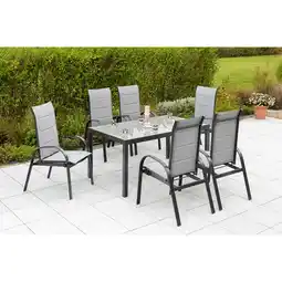 Netto Marken-Discount Merxx 7tlg. Marini Set Tisch 150x90 cm Angebot