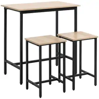 Netto Marken-Discount HOMCOM Essgruppe Spanplatte, Stahlrahmen Angebot