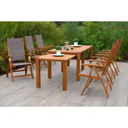Netto Marken-Discount Merxx Acapulco Set 7tlg. Flex Ausziehtisch Angebot