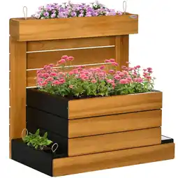 Netto Marken-Discount Outsunny Pflanzkasten Tannenholz Angebot