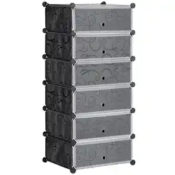 Netto Marken-Discount HOMCOM DIY Schuhschrank Kunststoff, Stahl Angebot