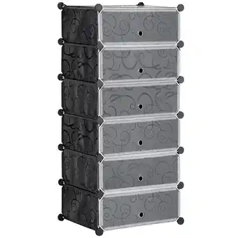 Netto Marken-Discount HOMCOM DIY Schuhschrank Kunststoff, Stahl Angebot