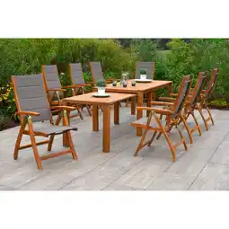 Netto Marken-Discount Merxx Acapulco Set 9tlg. Flex Ausziehtisch Angebot