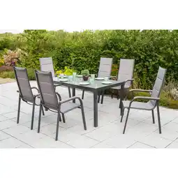 Netto Marken-Discount Merxx Trivero Set Set 7tlg. Tisch 150x90 cm Angebot