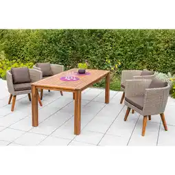 Netto Marken-Discount Merxx Imperia Set 5tlg. Tisch 185x90 cm Angebot