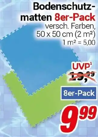 CENTERSHOP Bodenschutzmatten Angebot
