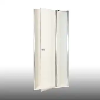 Netto Marken-Discount Duschkabine/ Duschabtrennung Dusbad Vital 2 Pendeltür an Festteil für Nischendusche rechts 1025mm Angebot