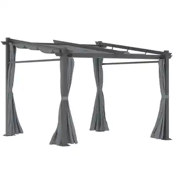 Netto Marken-Discount Outsunny Pergola Aluminium, Polyester Angebot