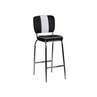 Netto Marken-Discount Tresenstuhl Barhocker Barstuhl American Diner 50er Jahre Retro Schwarz Weiß Angebot