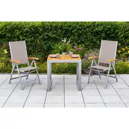 Netto Marken-Discount Merxx Naxos Set 3tlg. Balkonsausziehtisch Angebot