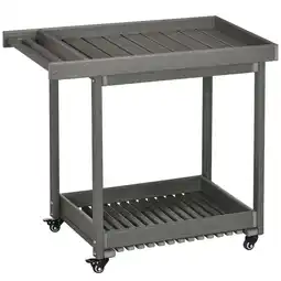 Netto Marken-Discount Outsunny Servierwagen HDPE Angebot