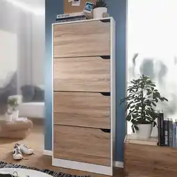 Netto Marken-Discount WOHNLING Schuhschrank VERA 24 Paar Schuhe Angebot