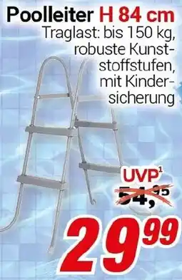 CENTERSHOP Poolleiter H 84 cm Angebot