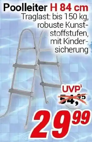 CENTERSHOP Poolleiter H 84 cm Angebot