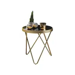 Netto Marken-Discount CHILLROI Design Beistelltisch 42x46x42cm Schwarz Couchtisch Wohnzimmertisch Serviertisch Angebot
