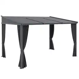Netto Marken-Discount Outsunny Pergola Aluminium, Metall, Polyester, PC Angebot