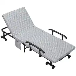 Netto Marken-Discount HOMCOM Klappbett Stahl, Schaumstoff, 100% Polyester (Bezug) Angebot