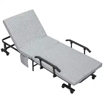 Netto Marken-Discount HOMCOM Klappbett Stahl, Schaumstoff, 100% Polyester (Bezug) Angebot