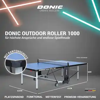 Netto Marken-Discount DONIC Outdoor Roller 1000, blau - versch. Farben Angebot