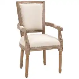 Netto Marken-Discount HOMCOM Esszimmerstuhl Kautschukholz, Polyester Angebot