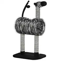 Netto Marken-Discount PawHut Kratzbaum Spanplatte, Jute, Plüsch (100% Polyester) Angebot