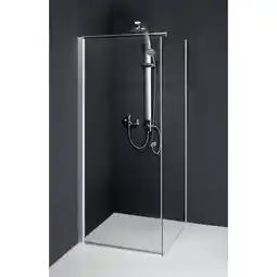 Netto Marken-Discount Duschkabine Dusbad Vital 5 Pendeltür + Seitenwand Anschlag:Links,Breite:90cm Angebot