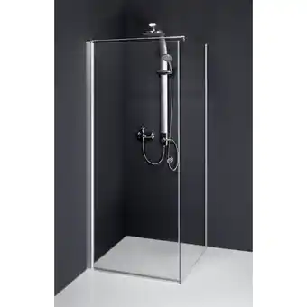 Netto Marken-Discount Duschkabine Dusbad Vital 5 Pendeltür + Seitenwand Anschlag:Links,Breite:90cm Angebot